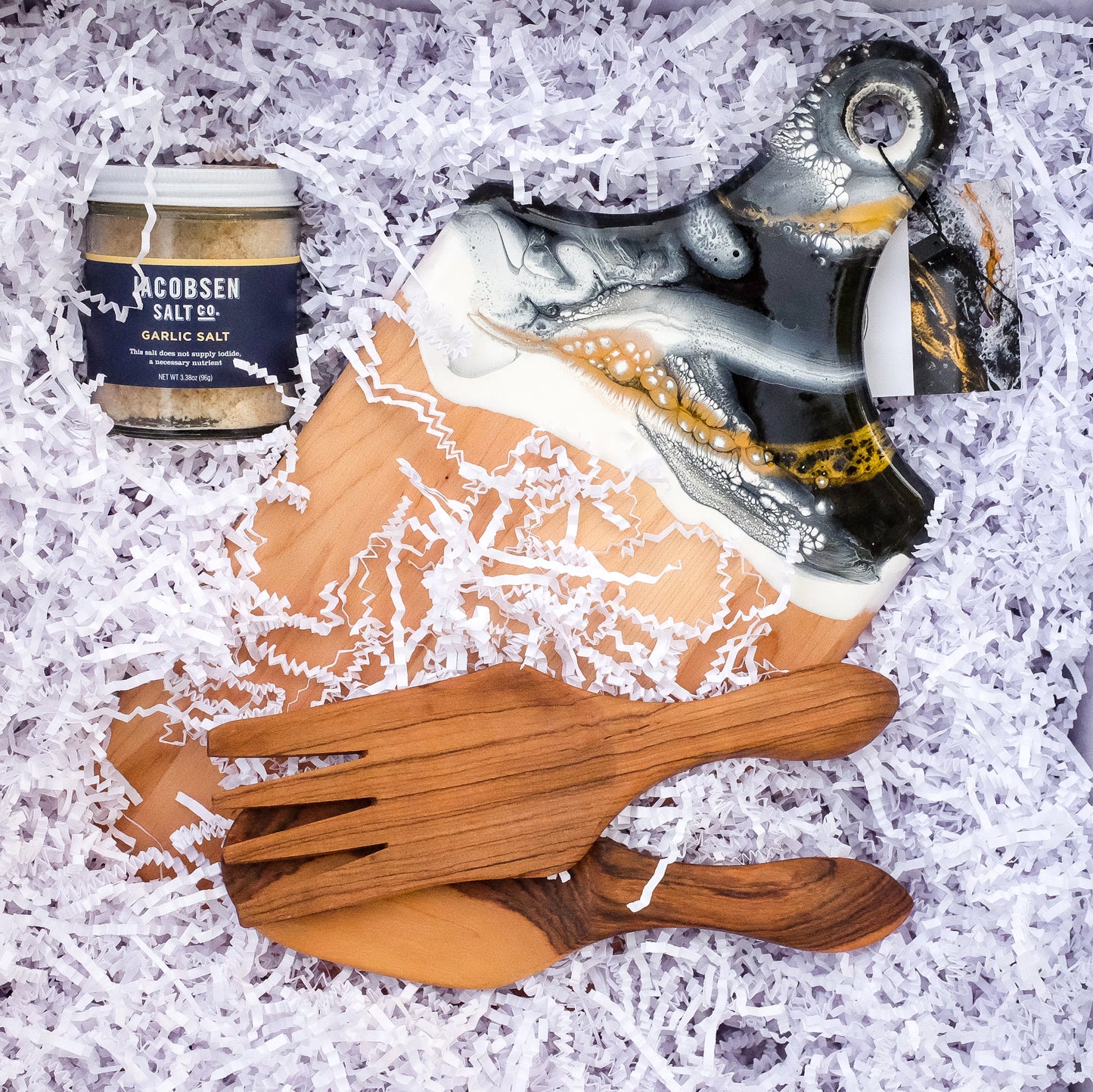 Resin Board & Small Serving Set