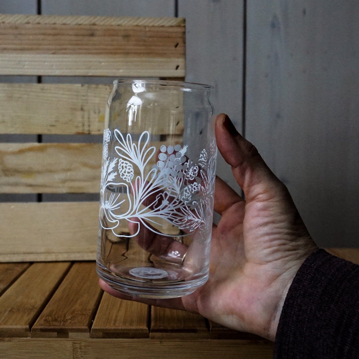Cold Brew & Painted Glass Gift Set