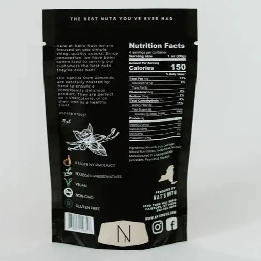 Vanilla Rum Almonds