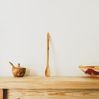 Wild Olive Wood Spoon for Stirring