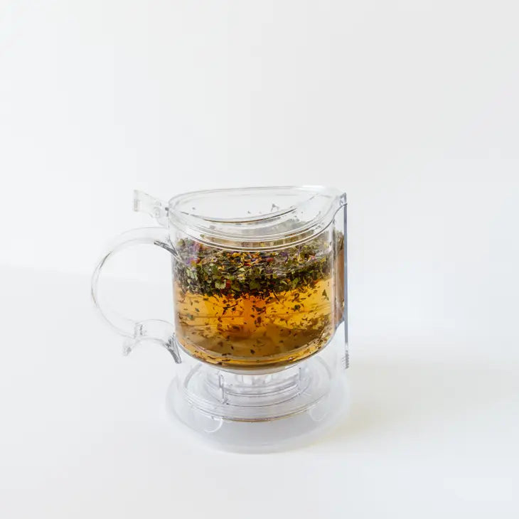 Gravity Tea Pot with Bottom Strainer