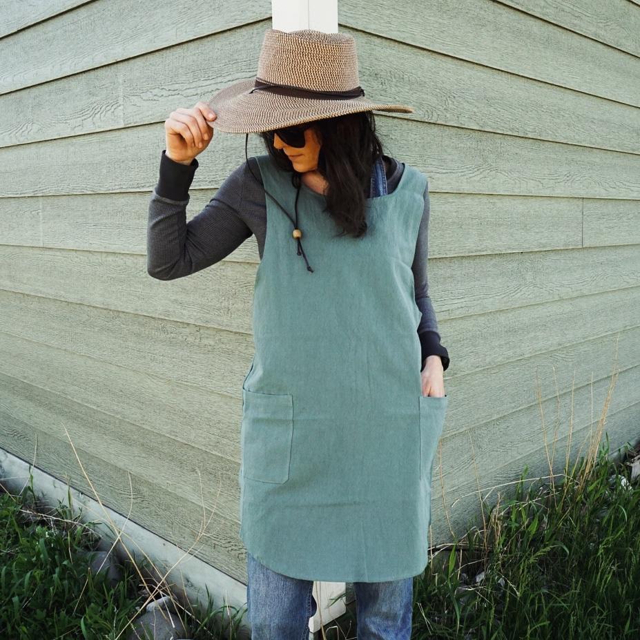 Chefkits Cross Back Cotton Apron - Long