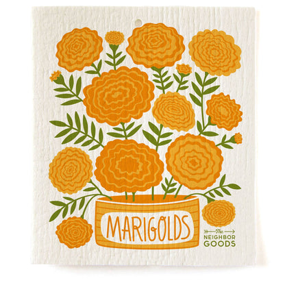 Marigold Kitchen Dish Towel + Sponge Set